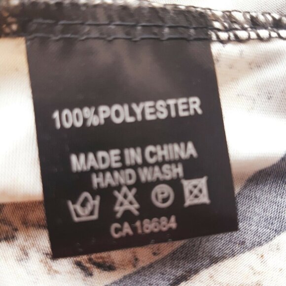 Womens Graphic Tunic Top Size Med Tiger Face All Over Photo Print Beach Cover Up - Picture 6 of 6